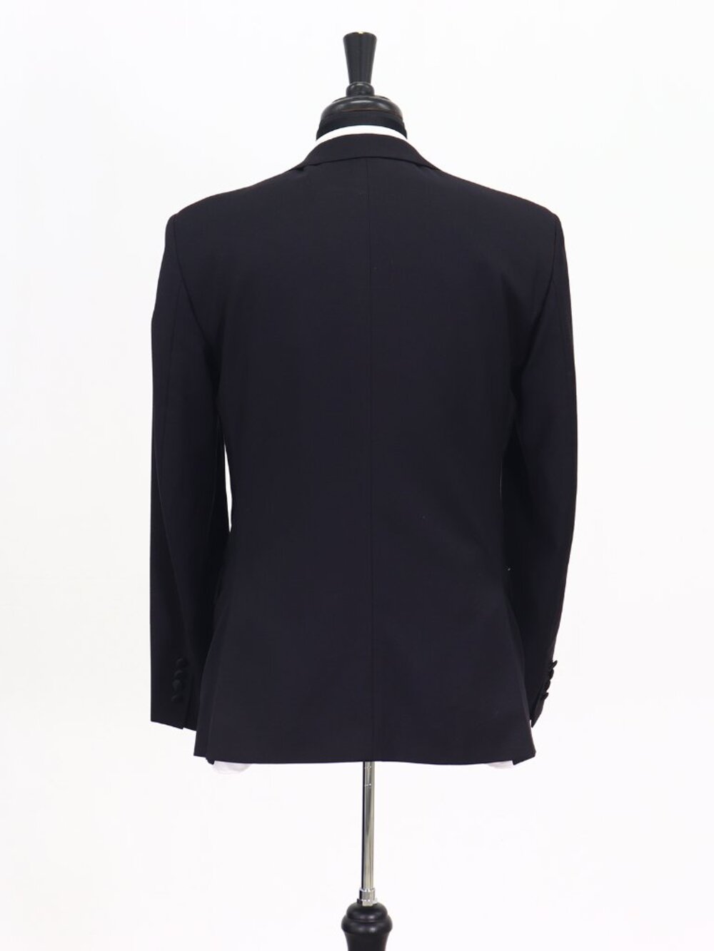 Calvin Klein 40R Black Blazer Sport Coat Tuxedo Jacket 2-Button Solid Y944 - Picture 7 of 11